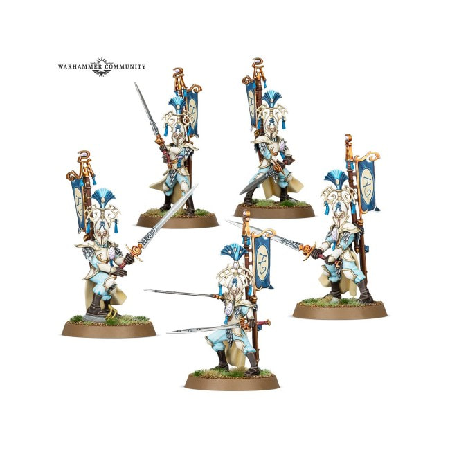 Details about   Warhammer Age of Sigmar Lumineth Realm-Lords Vanari Bladelords Singles 